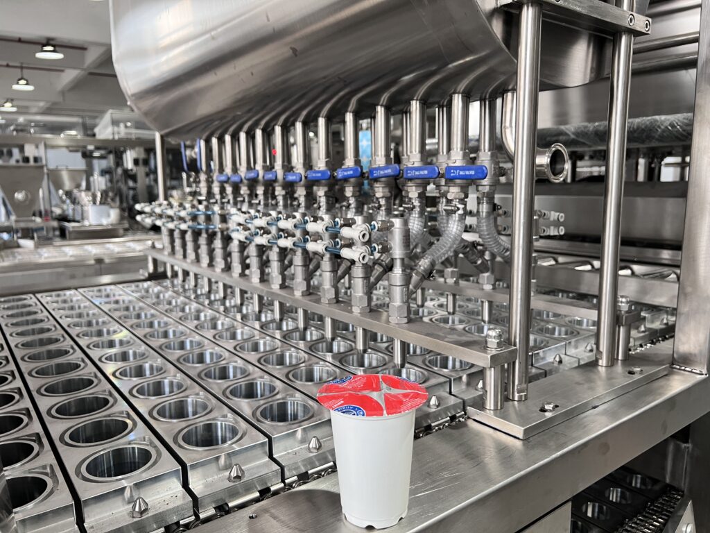 gravity self-flow filling system