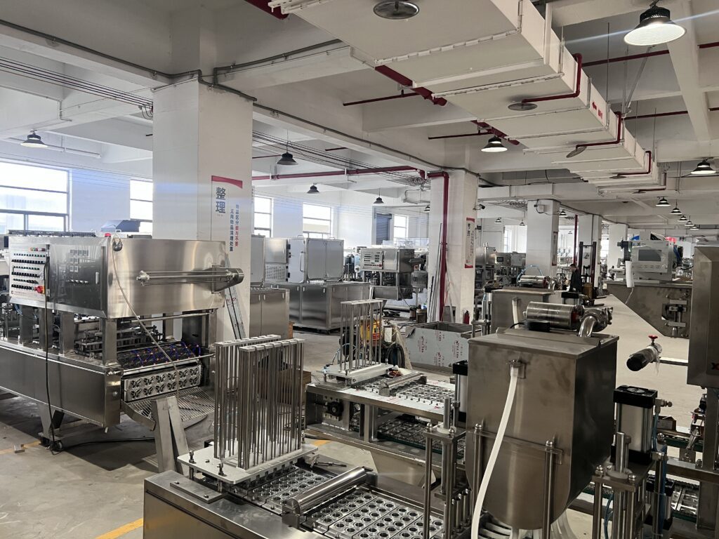 water cup filling machine process