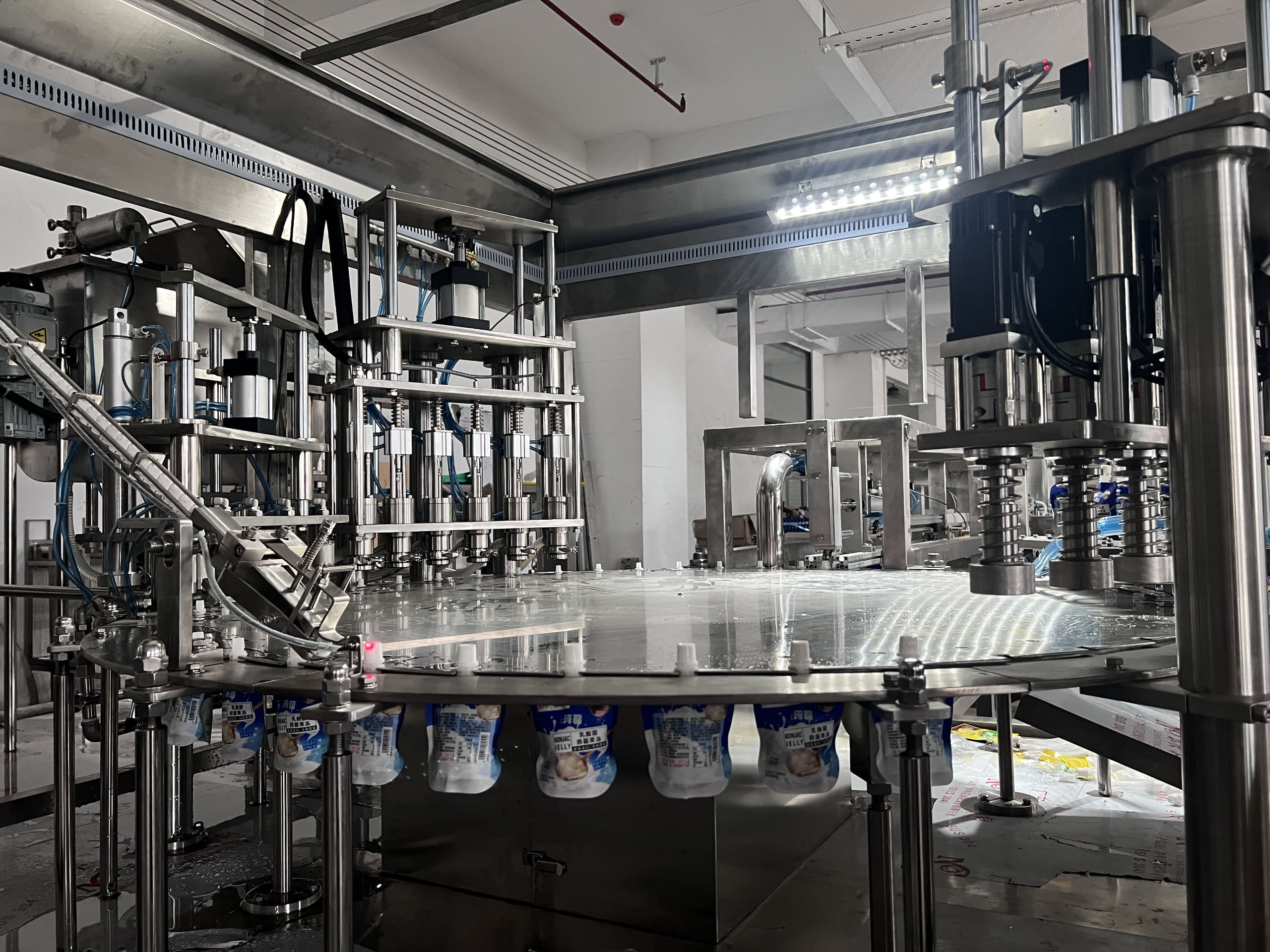 commissioning checklist for spout pouch filling and capping machine