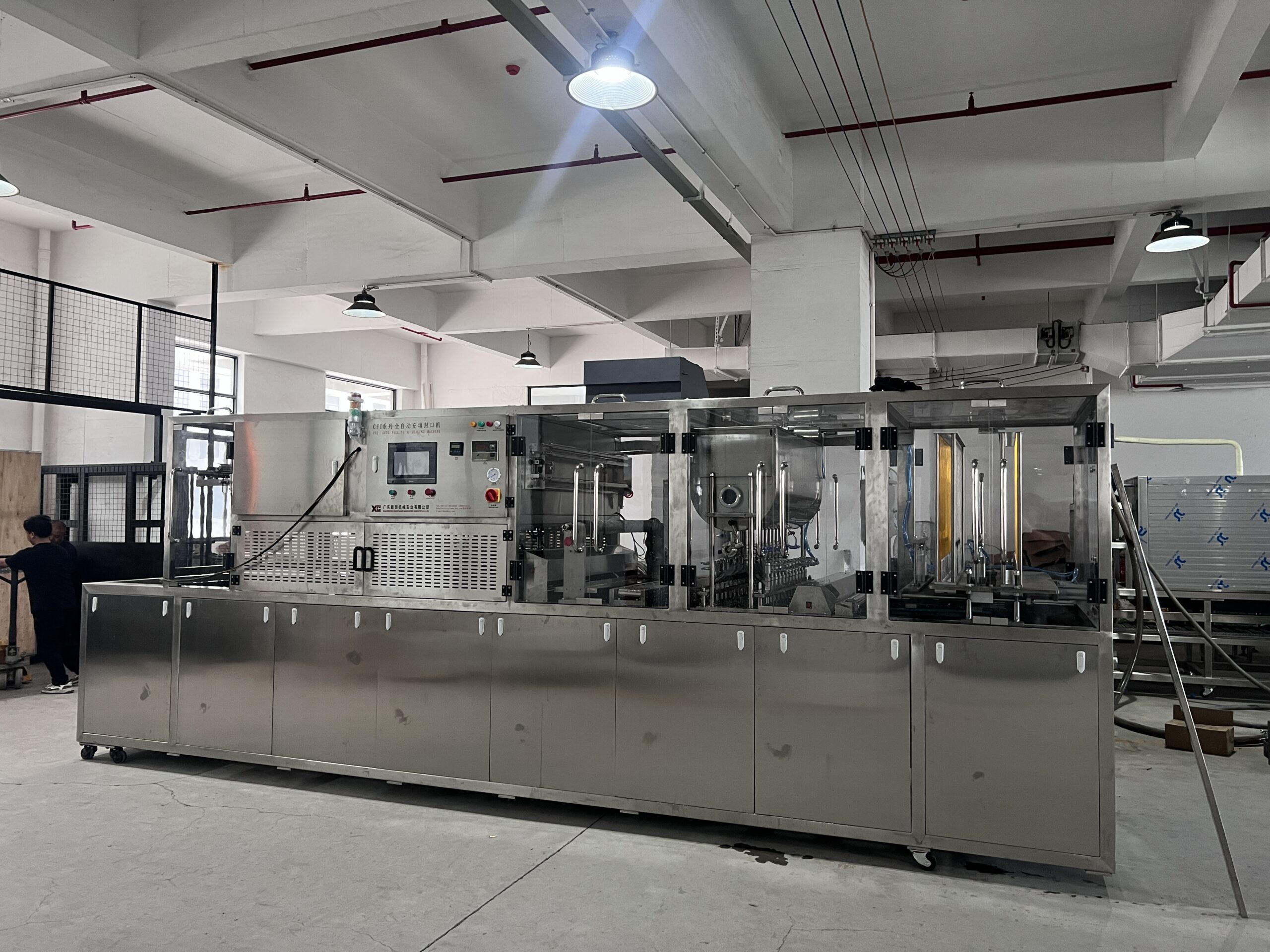 Linear Type Cup Filling & Sealing Machine