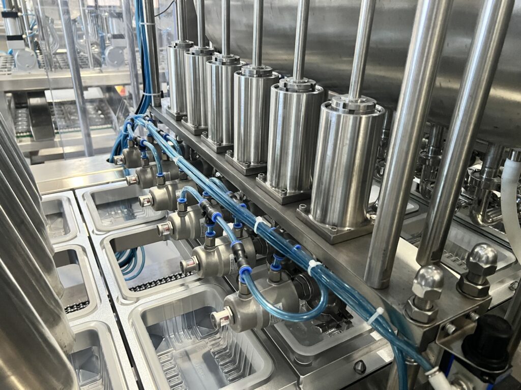 A detailed view of machine customization options