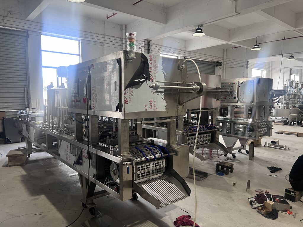 Different sizes of cup filling machines for various production scales