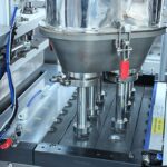 Close-up of industrial machinery for manufacturing processes