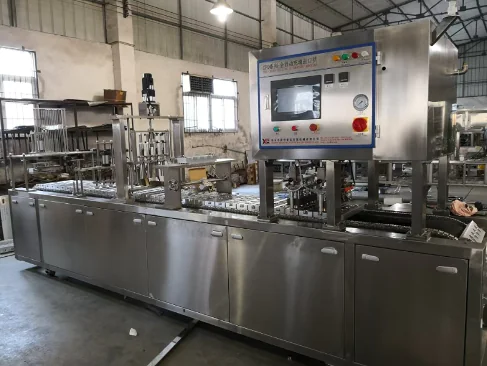 A Calippo style ice cream being produced on a modern machine line