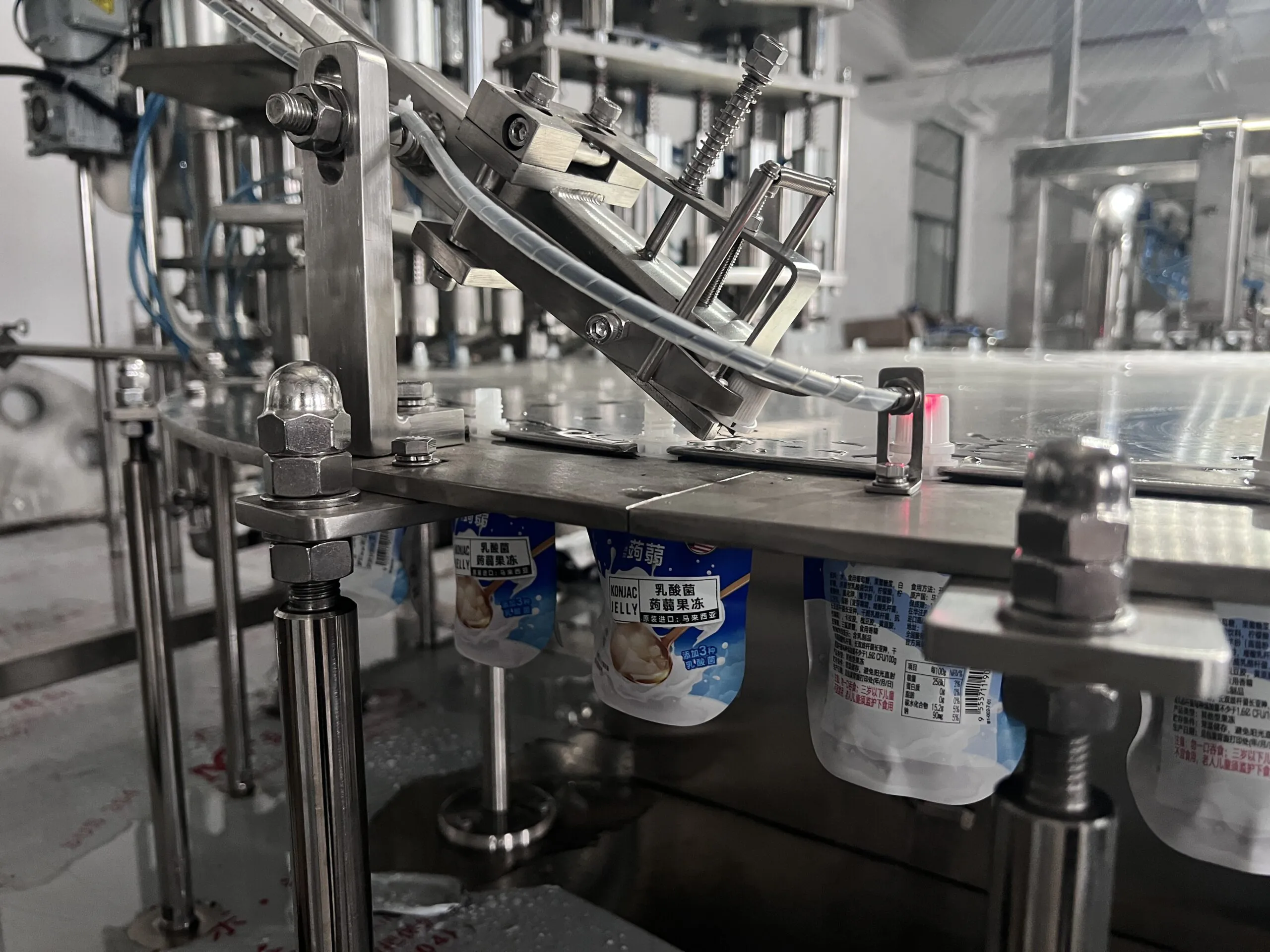 Spout Pouches Filled Machine