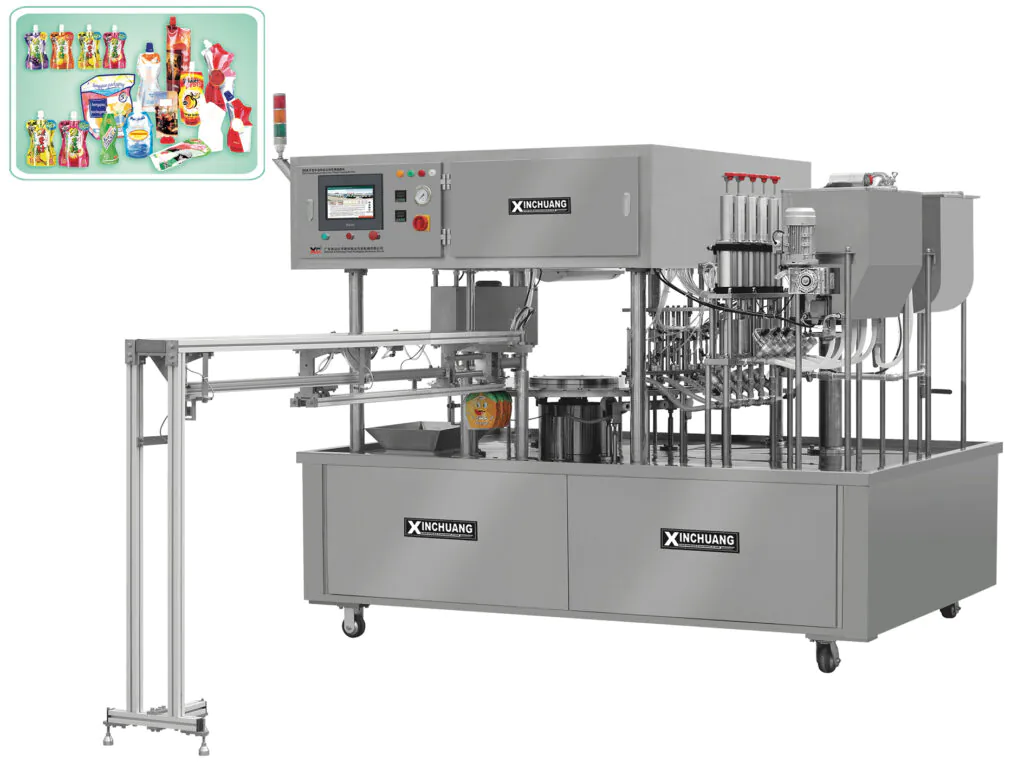 Industrial packing machine for food products.